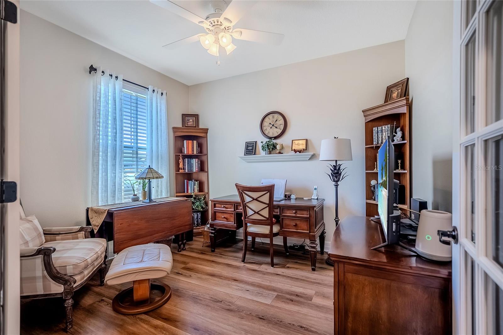 Front Office/den with French glass doors - 6707 SW 95TH CIR, OCALA