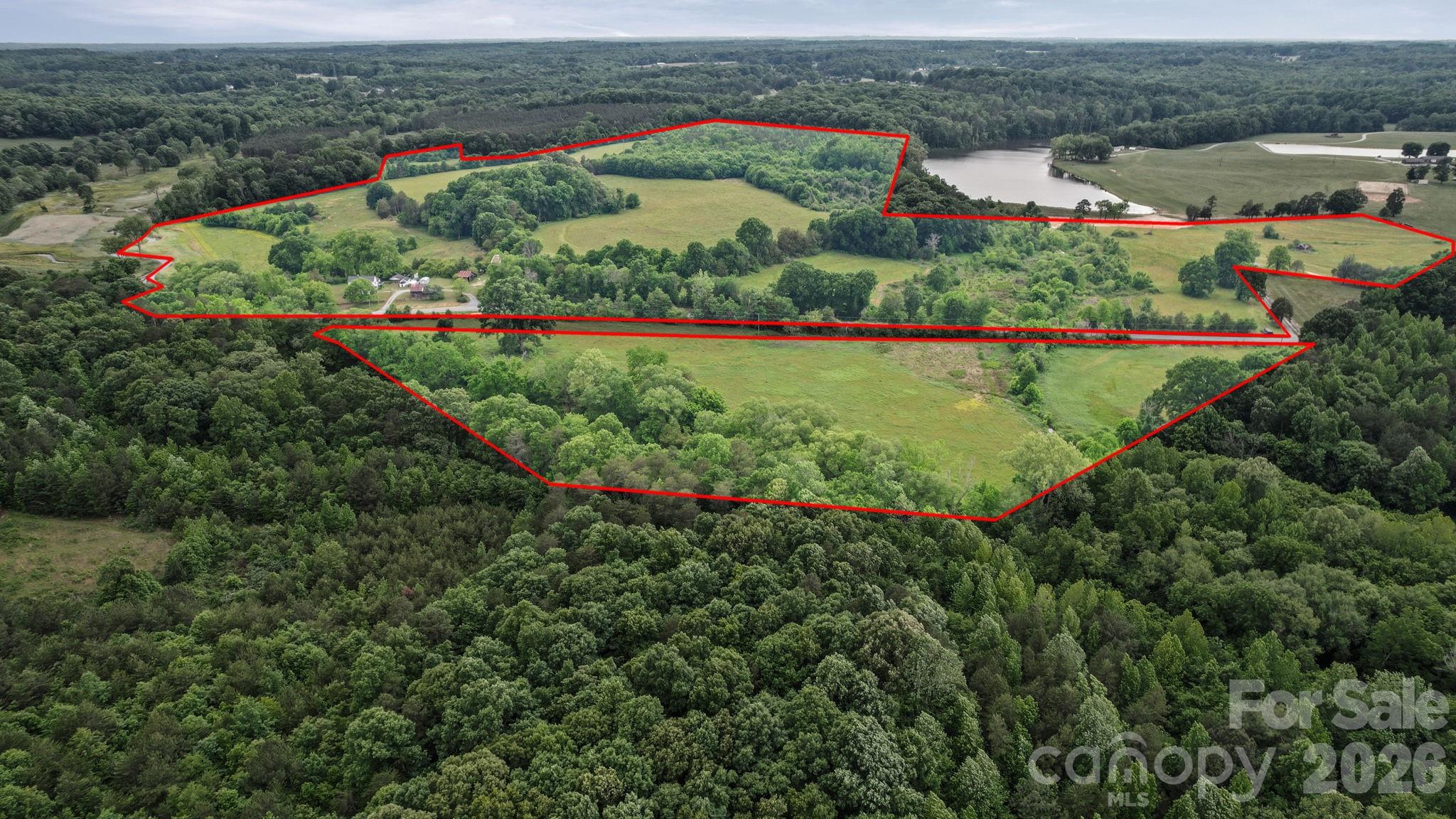 Boundaries of property - 1207 Ramseur Road, Bessemer City