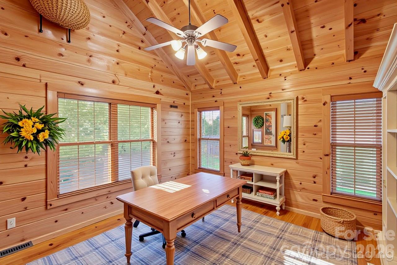Office/Den Virtually Staged - 17 Aaron Way, Waynesville