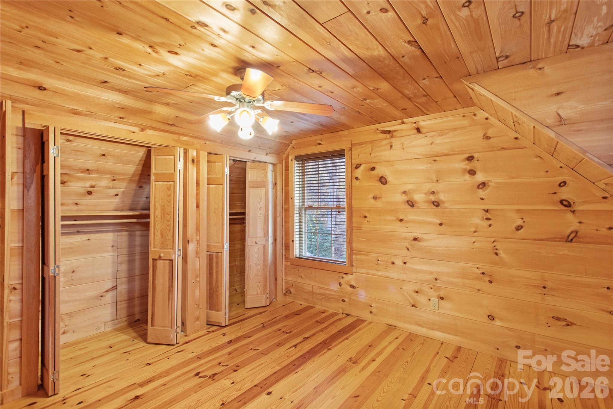 Double Closets in Guest room 2 - 17 Aaron Way, Waynesville