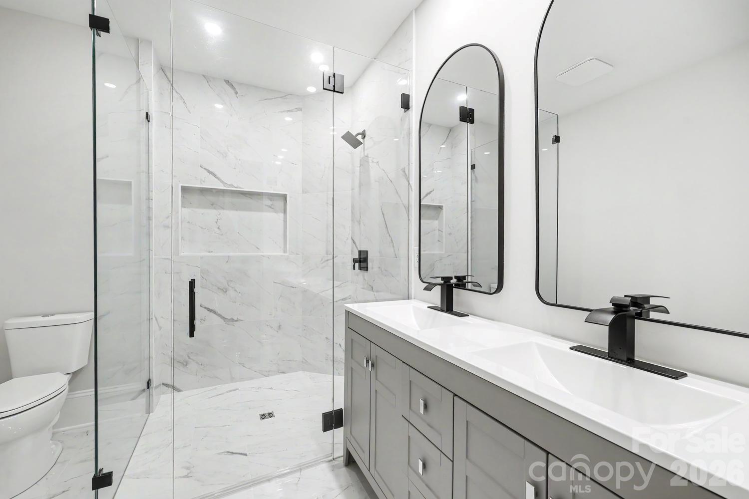 Lower level bath - 8041 Water View Drive, Belmont