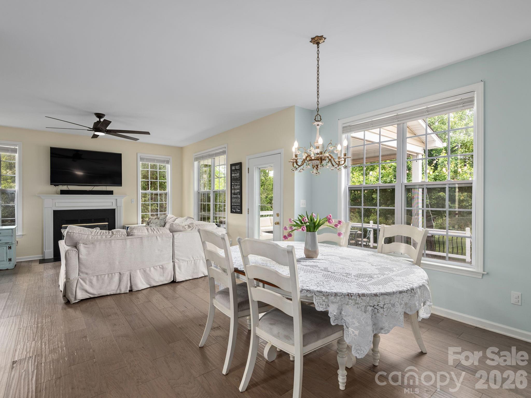 Kitchen to Eat-in to Great Room - 288 Walnut Crest Road, Fletcher