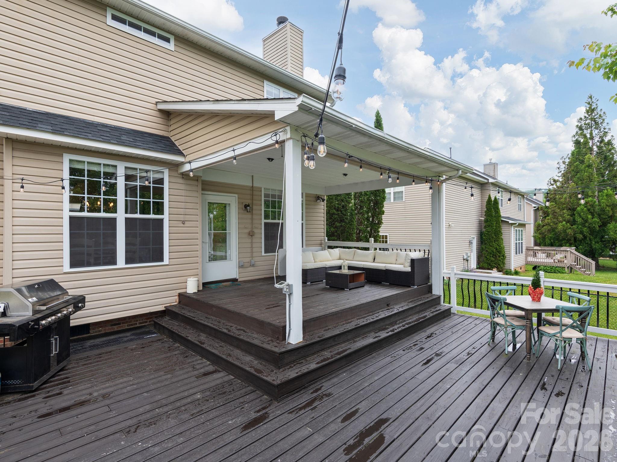 Rear Deck - 288 Walnut Crest Road, Fletcher
