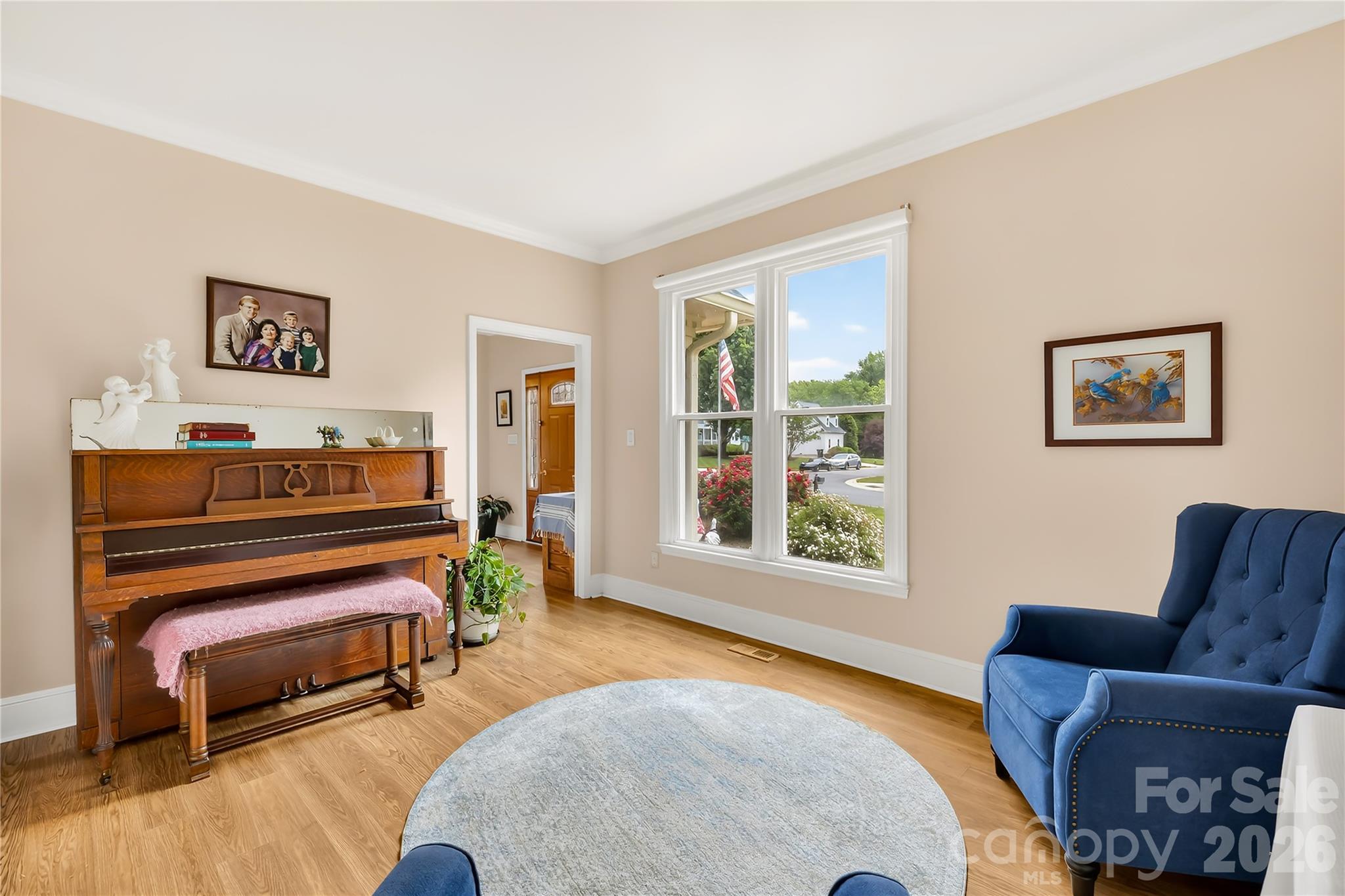 Study located off the entrance - 1066 Briarcliff Road, Mooresville