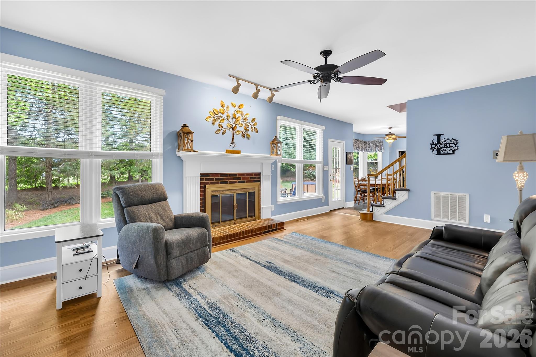 Natural light from the backyard - 1066 Briarcliff Road, Mooresville