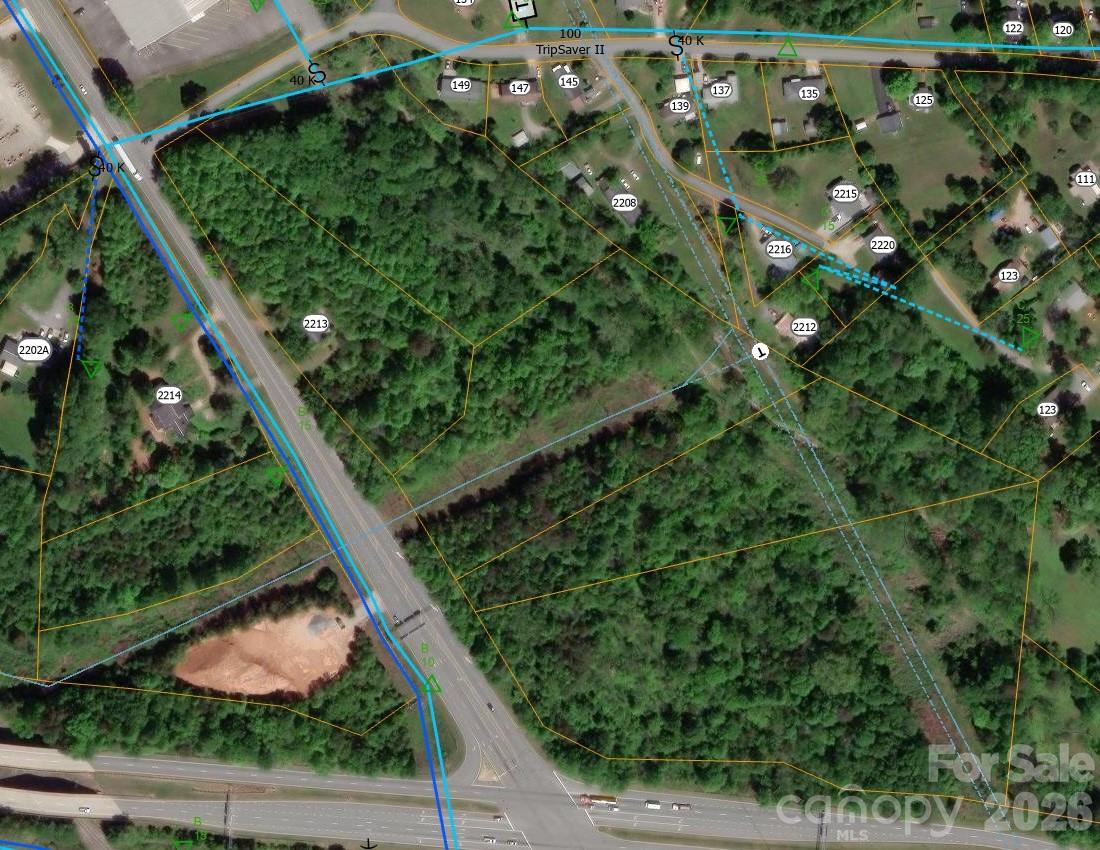 Duke Power map. - 2213 Norwood Street SW, Lenoir