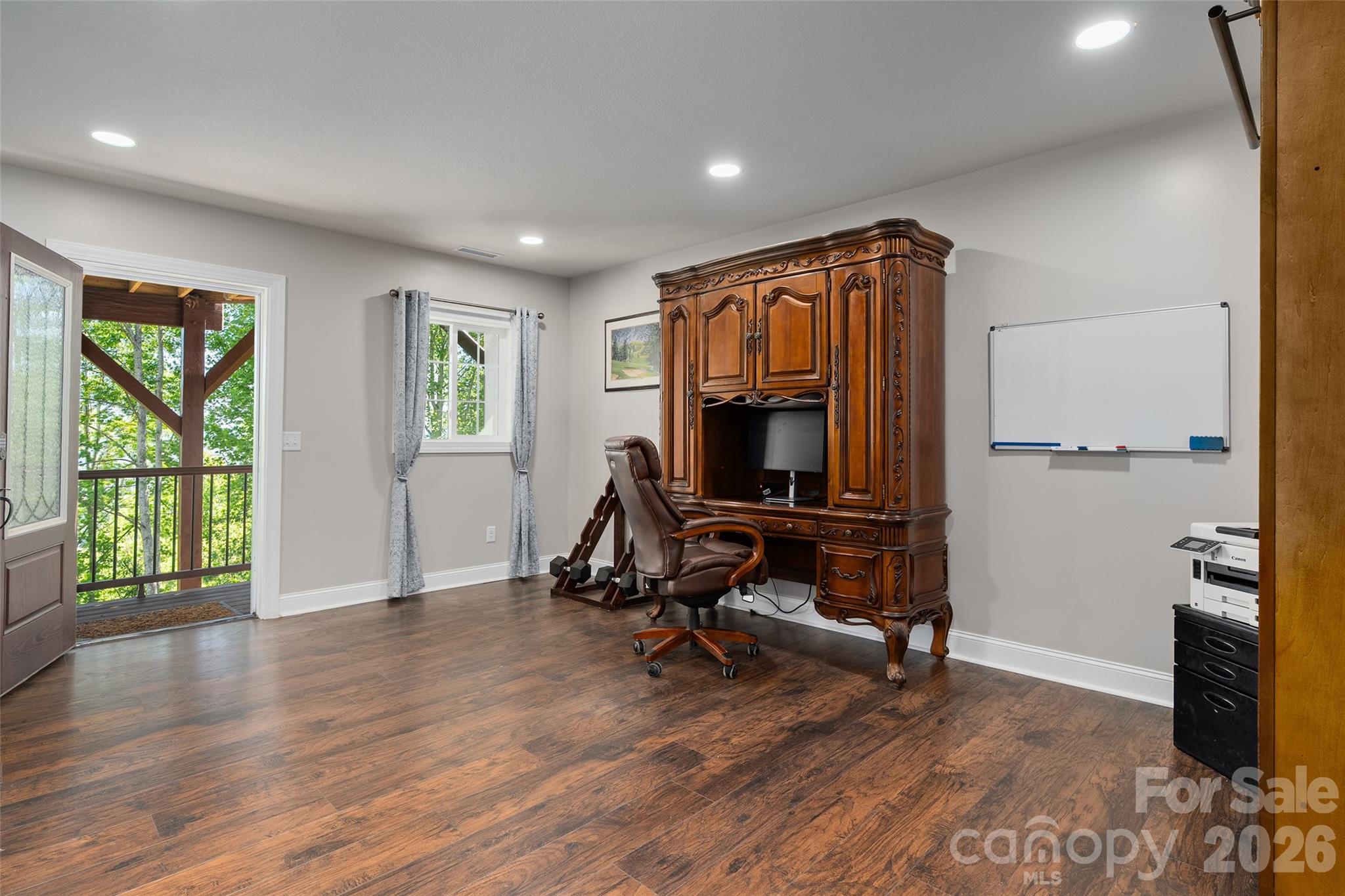 Downstairs office/bonus area - 114 Nesting Ridge, Waynesville