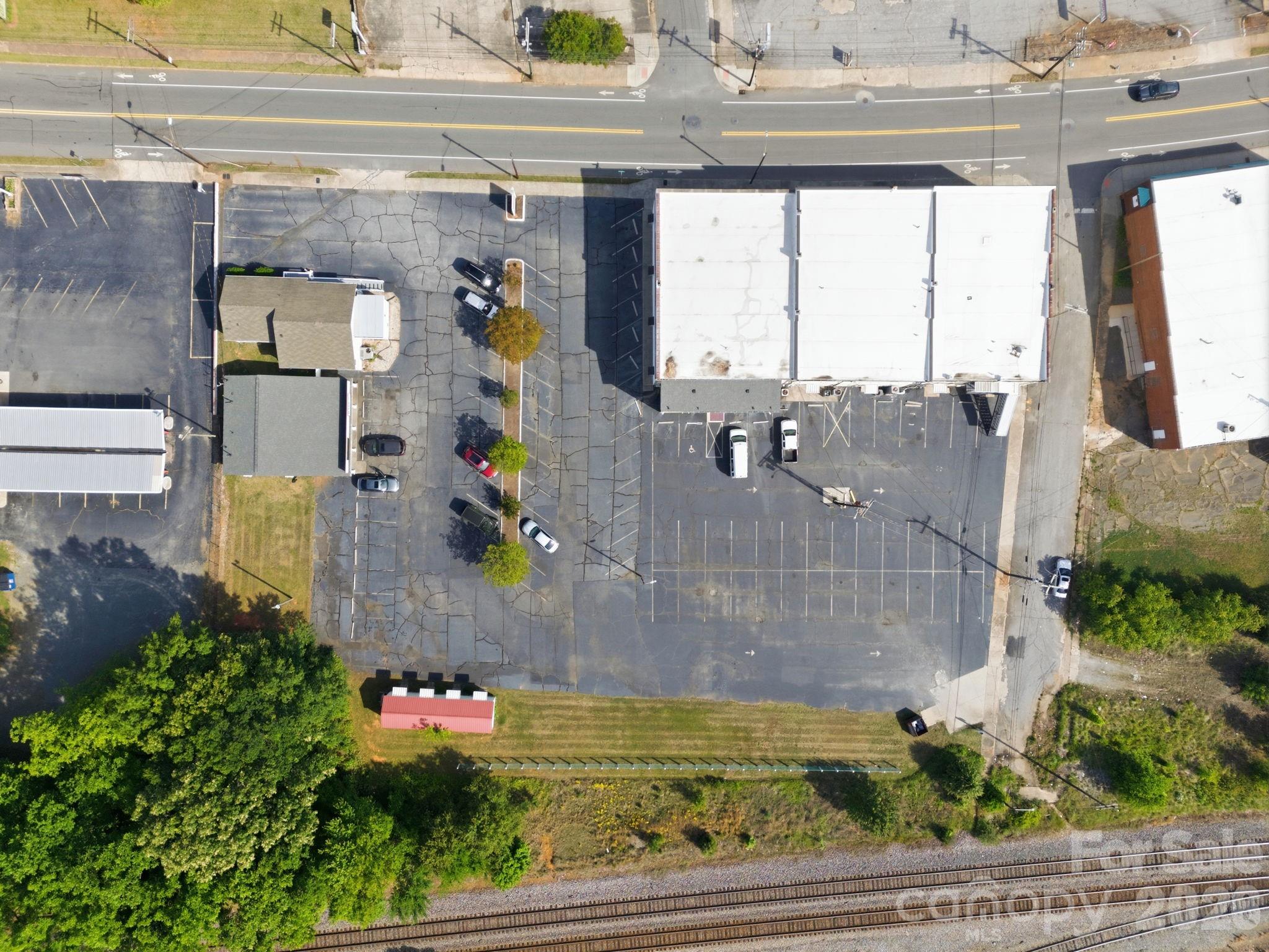 909 S Main St. parking lot view with complete view of add parcels. - 909 S Main Street, Salisbury