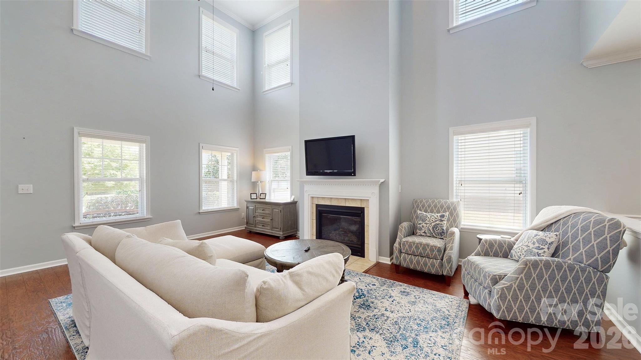 Fantastic great room/living room with fireplace - 1101 Jasmine Drive, Indian Land