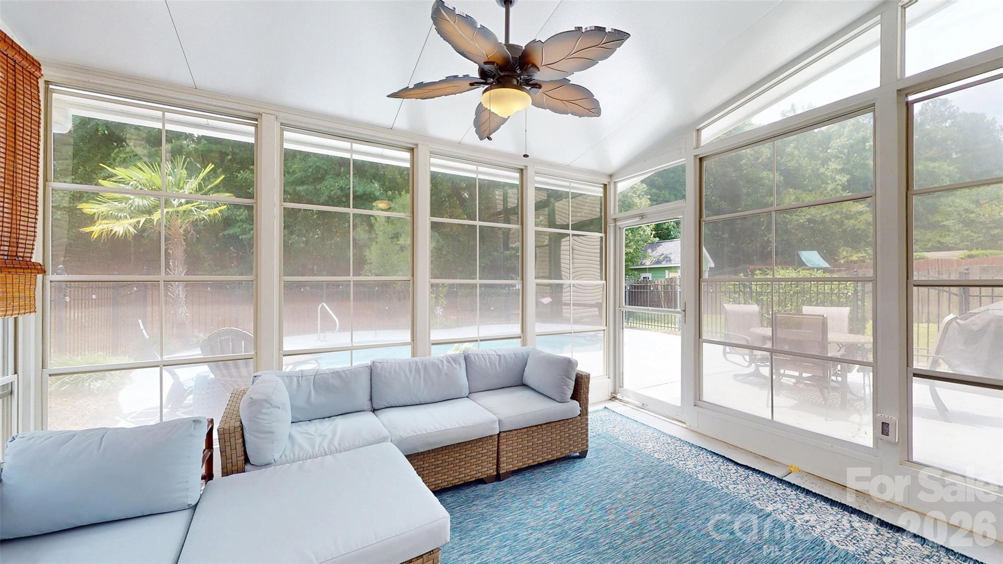 Amazing screened in porch with ceiling fan - 1101 Jasmine Drive, Indian Land