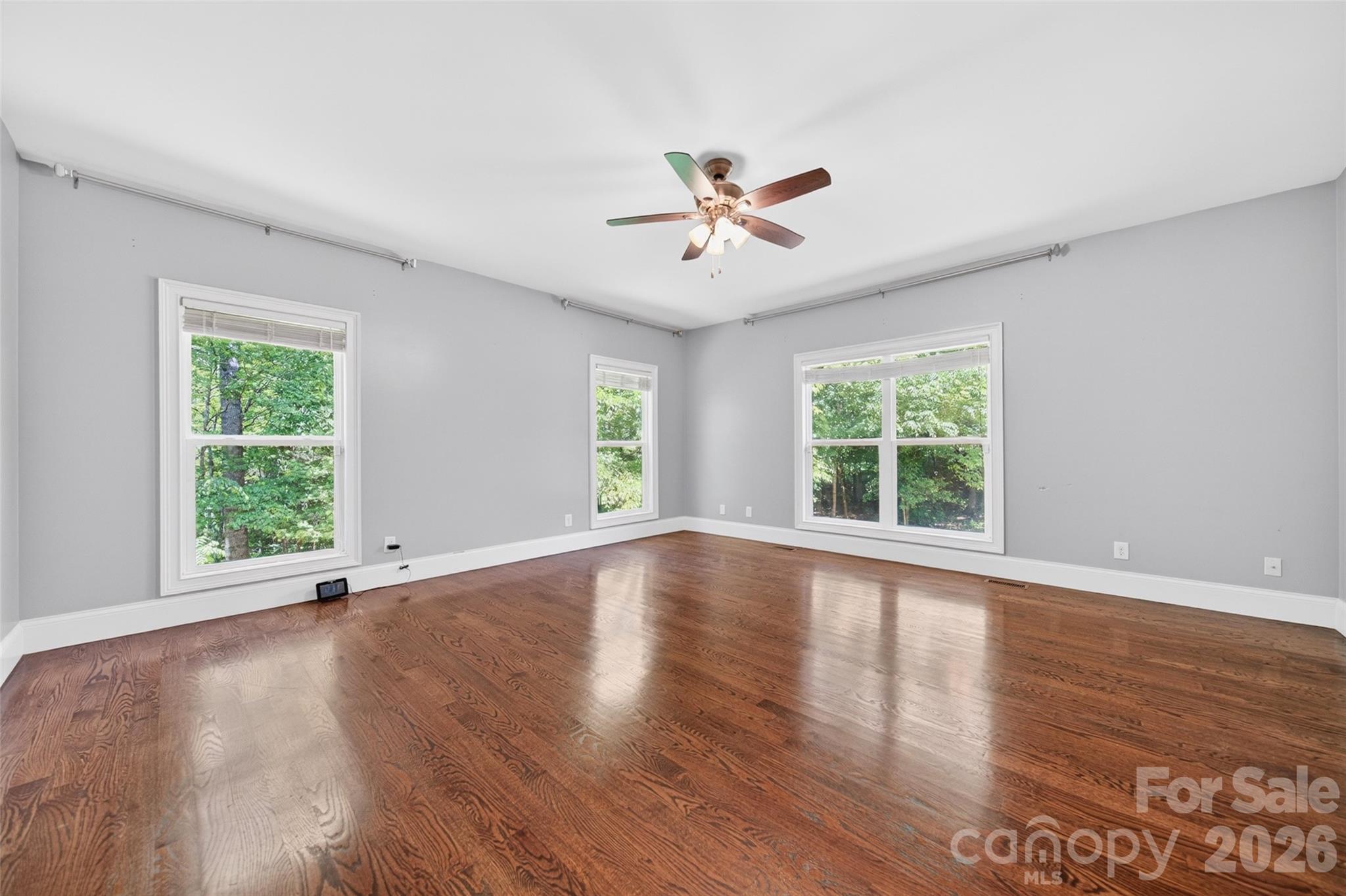 Primary Bedroom on Main level offers privacy & natural light - 2977 Cabin Creek Drive, Catawba