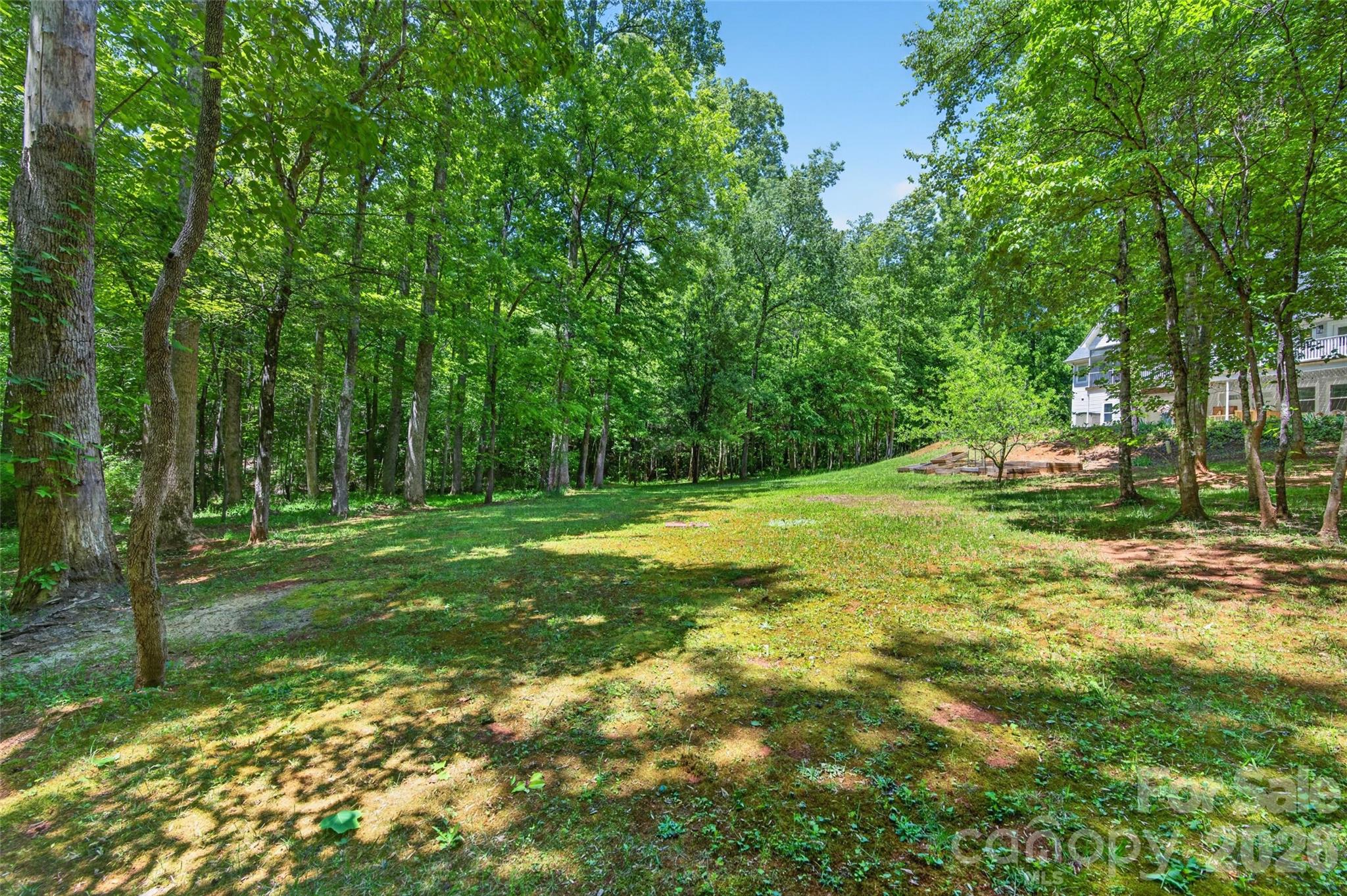 Backyard is fully private! There's even a Treehouse back there. - 2977 Cabin Creek Drive, Catawba