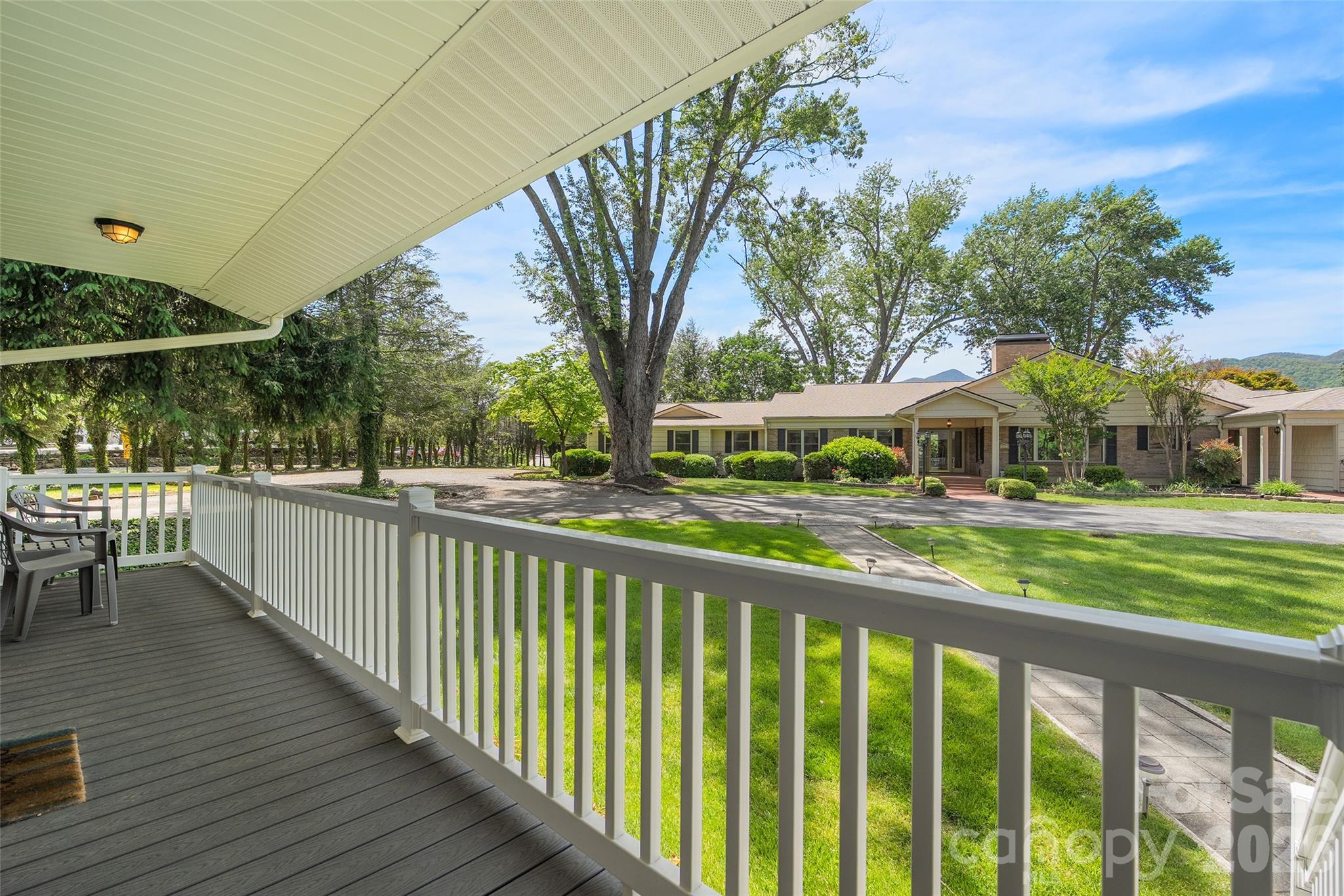 Rentals/Guest Quarters front porch - 142 Country Club Drive, Waynesville