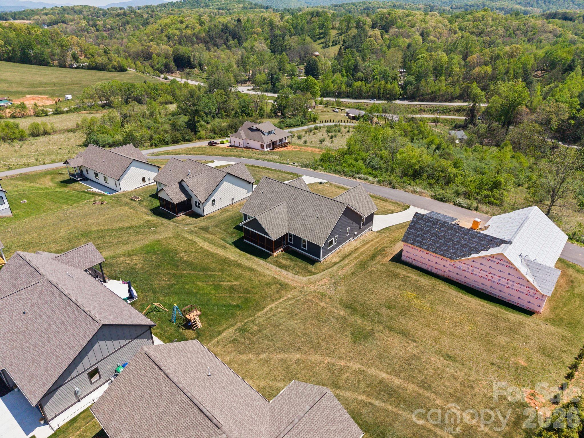 Back view of the house - 111 Pisgah Gap Drive, Candler