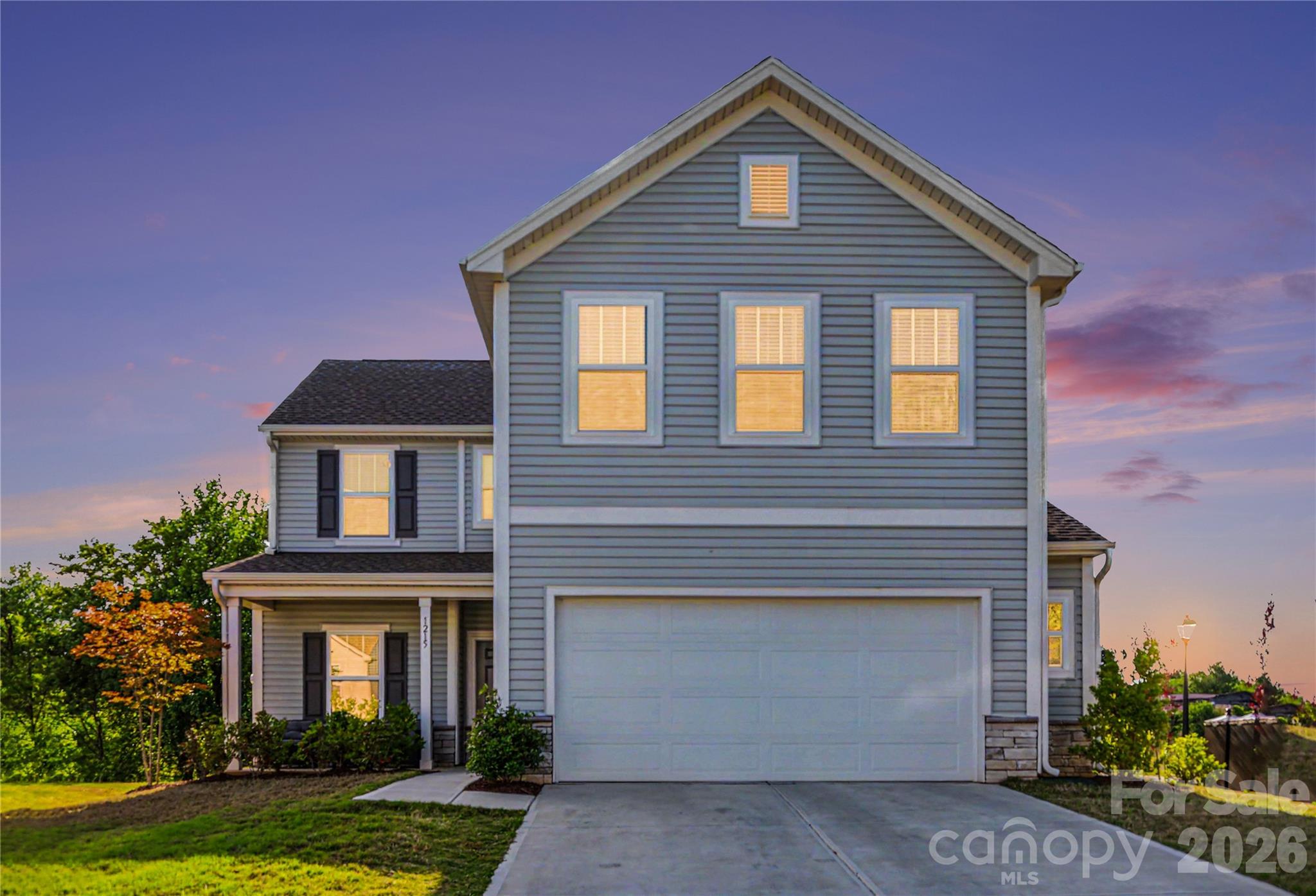 Front of House evening - 1215 Zettie Avenue, Kannapolis