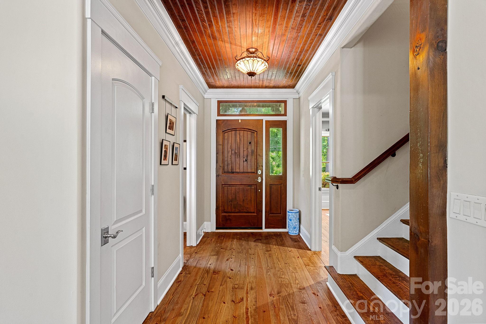 Main home entry with incredible hardwoods - 236 Tuskarora Trail, Mooresville