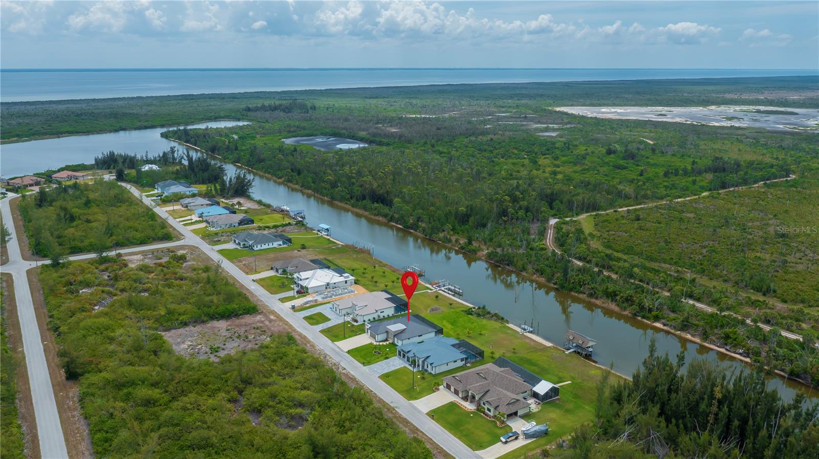 Highlighting Gulf Access. - 16692 LIGGETT CIR, PORT CHARLOTTE