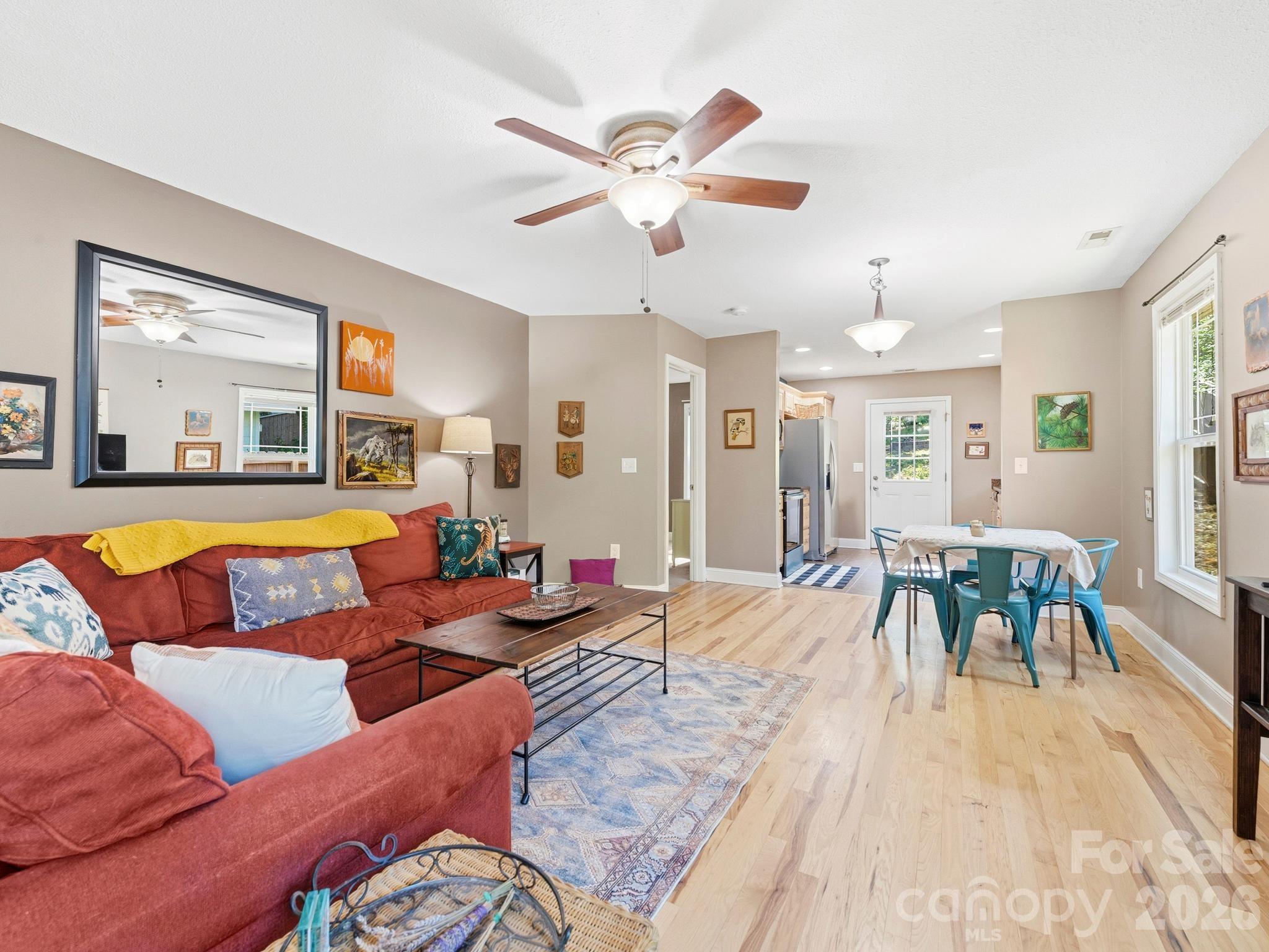 Open living areas - 24 Hilldale Road, Asheville