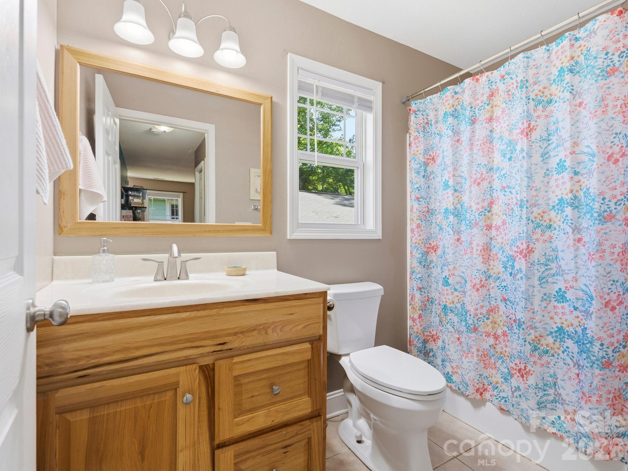 Hall bath - 24 Hilldale Road, Asheville