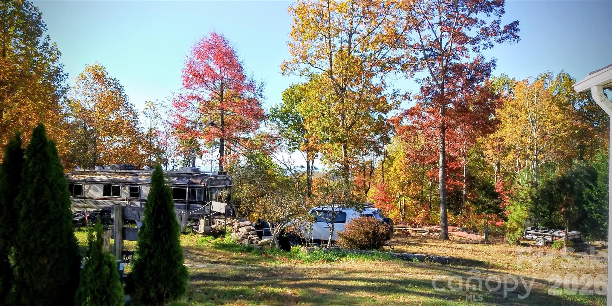 Campsite in Fall - 111 Wild Hog Creek Road, Rosman