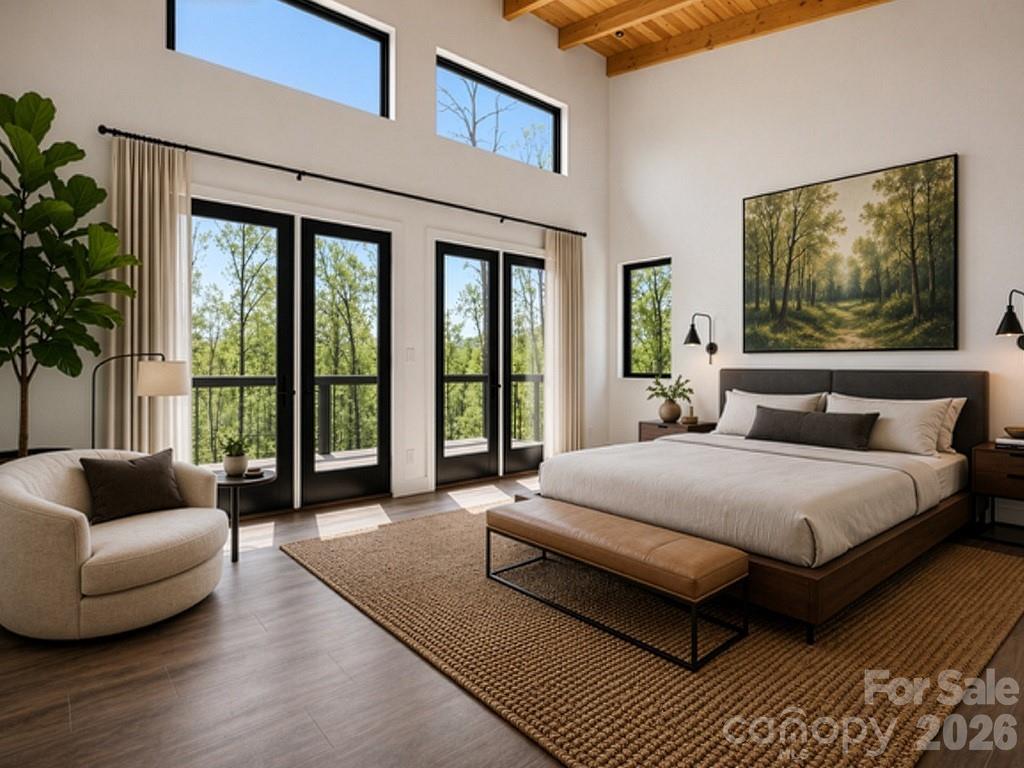 Bedroom - virtual staging - 102 Sandpiper Palisades Street, Hendersonville