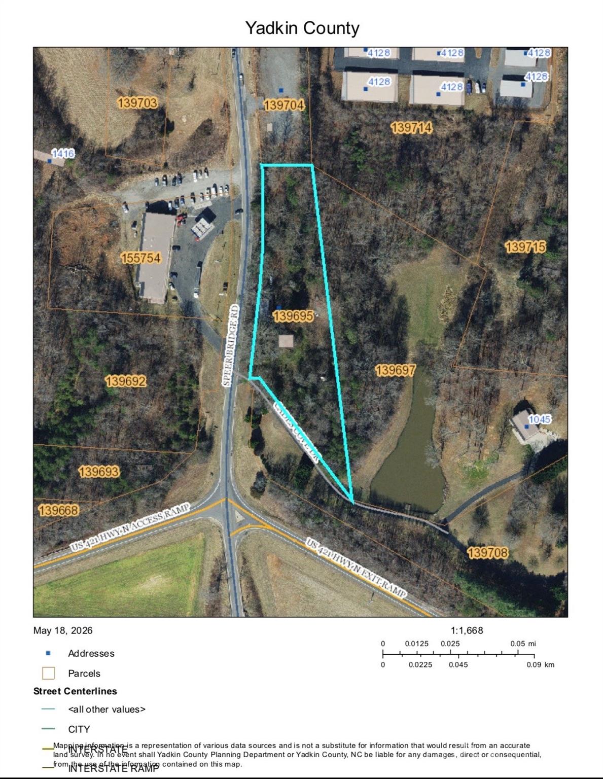 Unimproved Commercial at 1421 Speer Bridge Road, Yadkinville