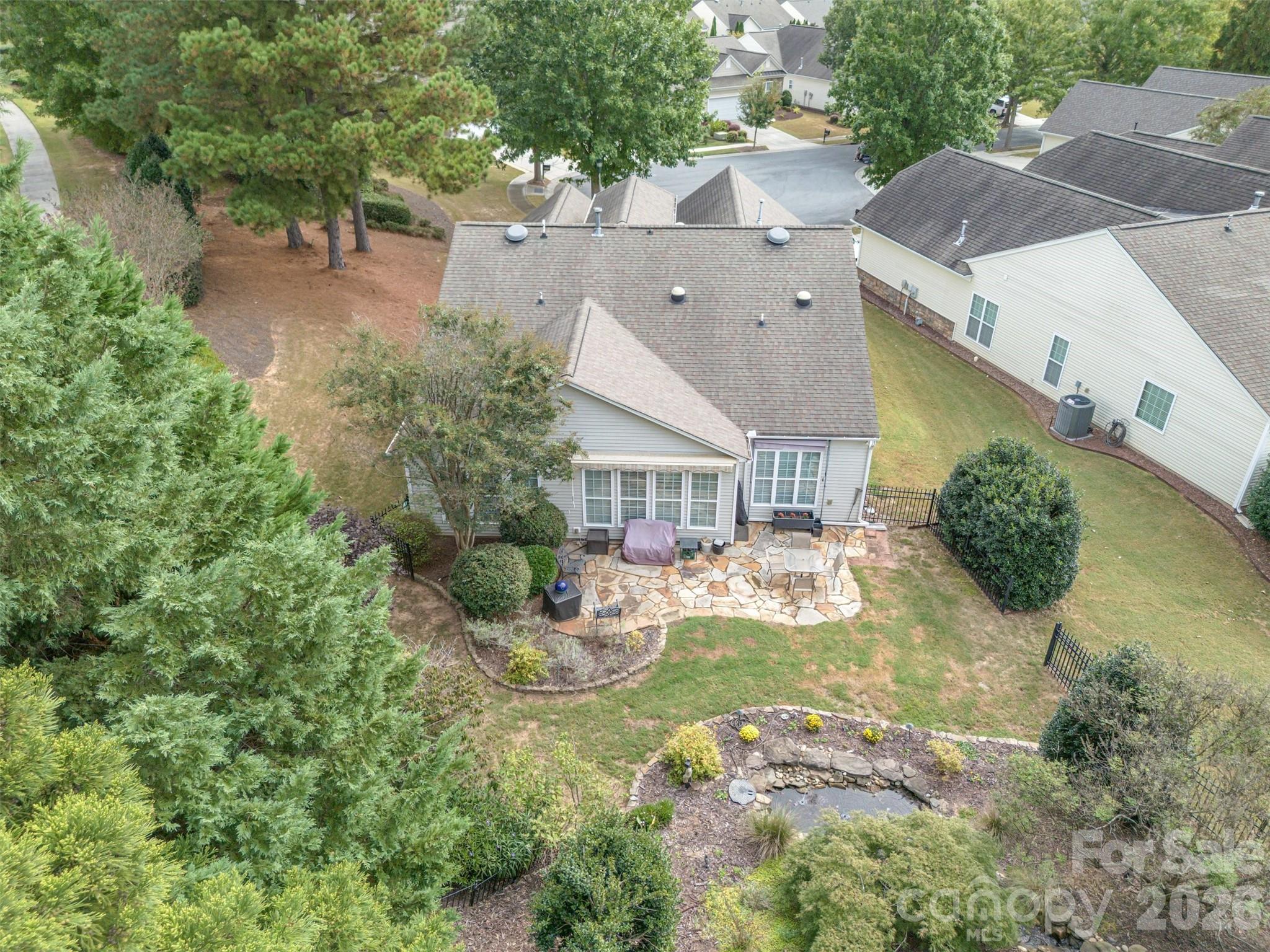 Trees, pond, stone patio, privacy!!! - 43041 Mimosa Court, Fort Mill
