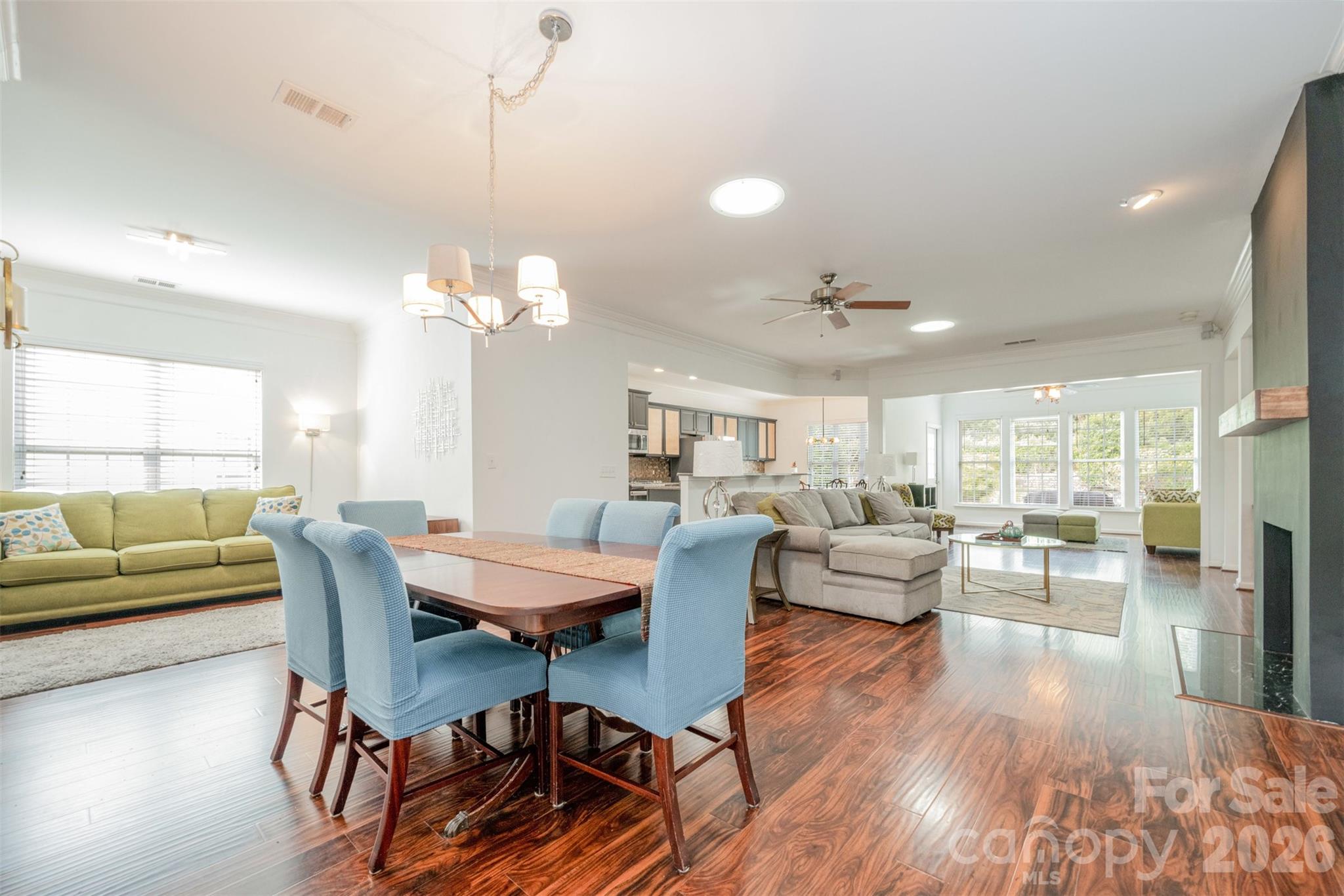 Formal dining joins the sitting area and FR - 43041 Mimosa Court, Fort Mill