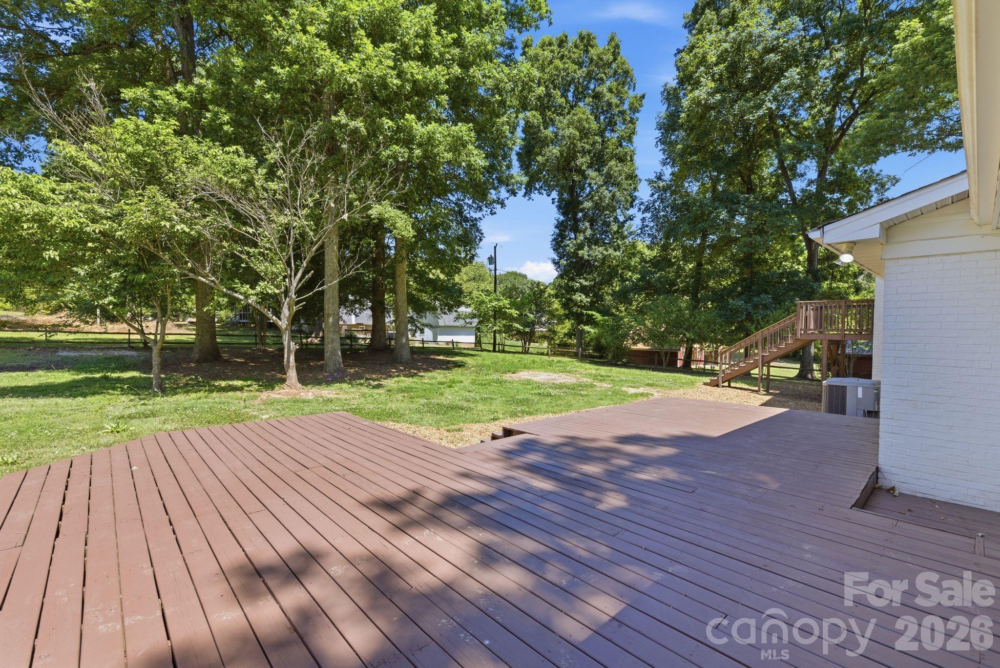 Rear Deck - 2168 Dartwood Drive NW, Concord