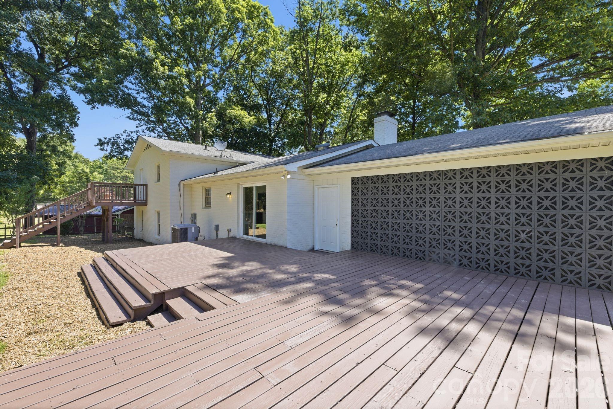 Rear Deck - 2168 Dartwood Drive NW, Concord