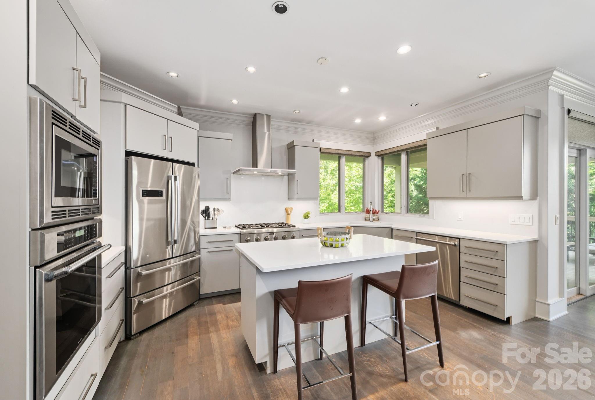 Chef's kitchen remodeled in 2019 - 31 Bradford Vistas Drive, Fletcher