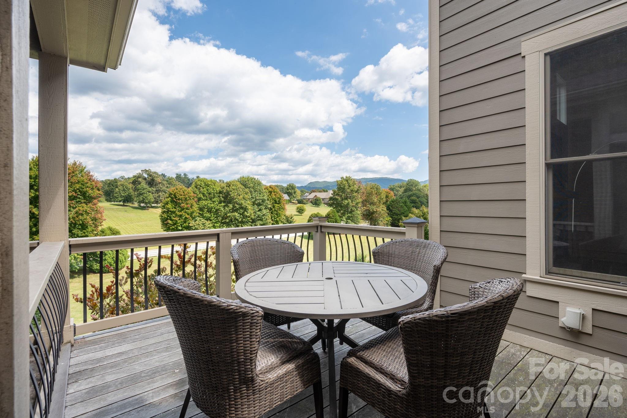 Main level deck access through kitchen or mudroom - 31 Bradford Vistas Drive, Fletcher