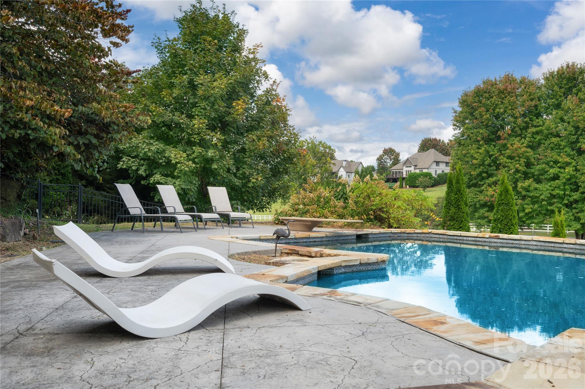 Mature landscaping gives tons of privacy - 31 Bradford Vistas Drive, Fletcher