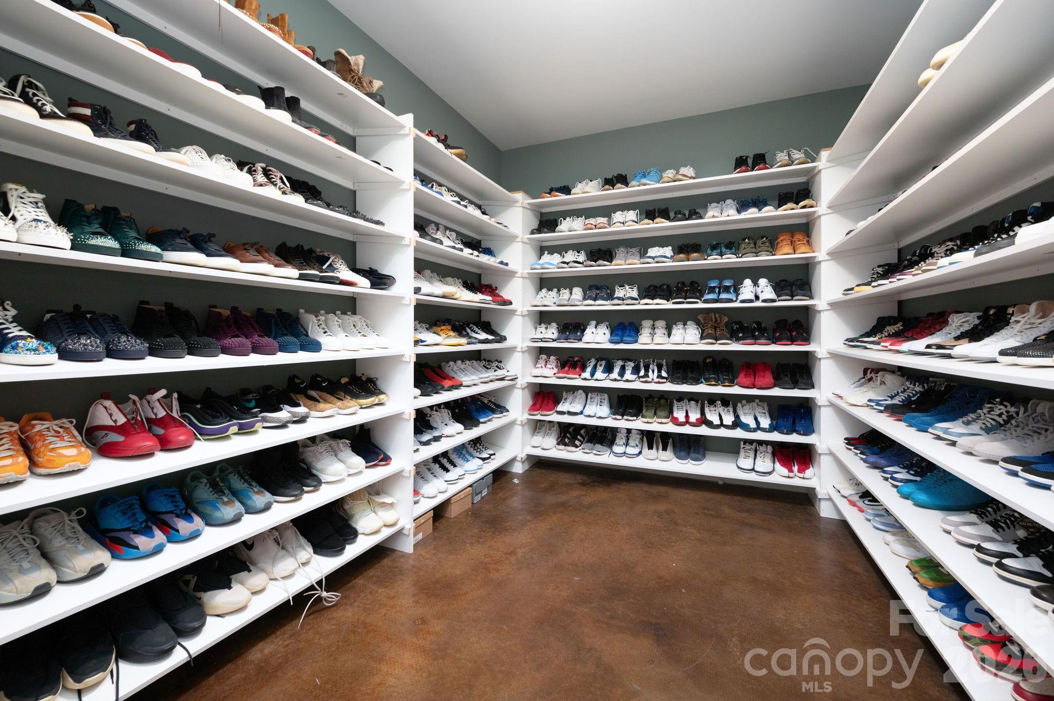 Lower level custom closet or pantry - 31 Bradford Vistas Drive, Fletcher