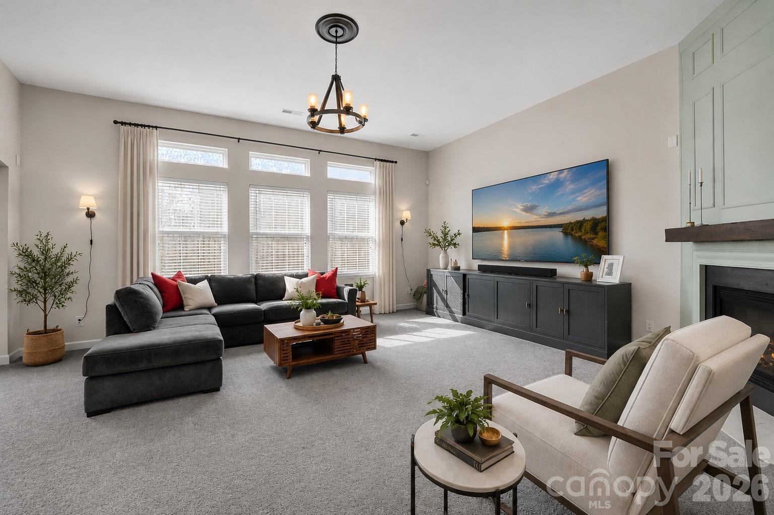 Living Room - 831 Irish Green Drive, Clover