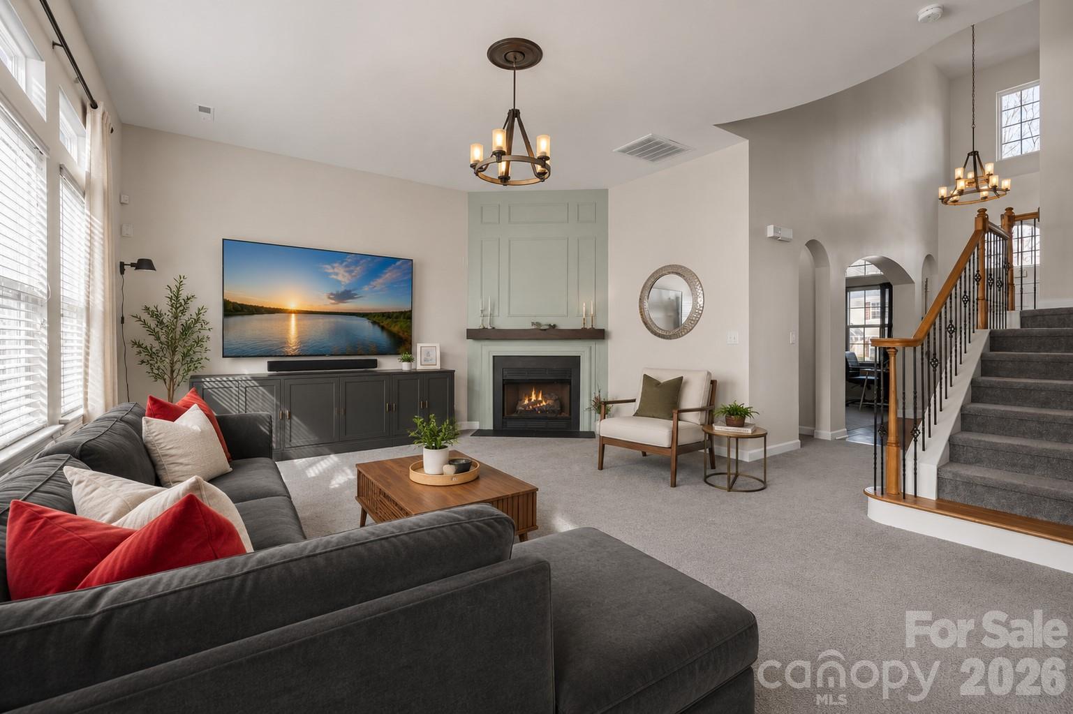 Living Room - 831 Irish Green Drive, Clover