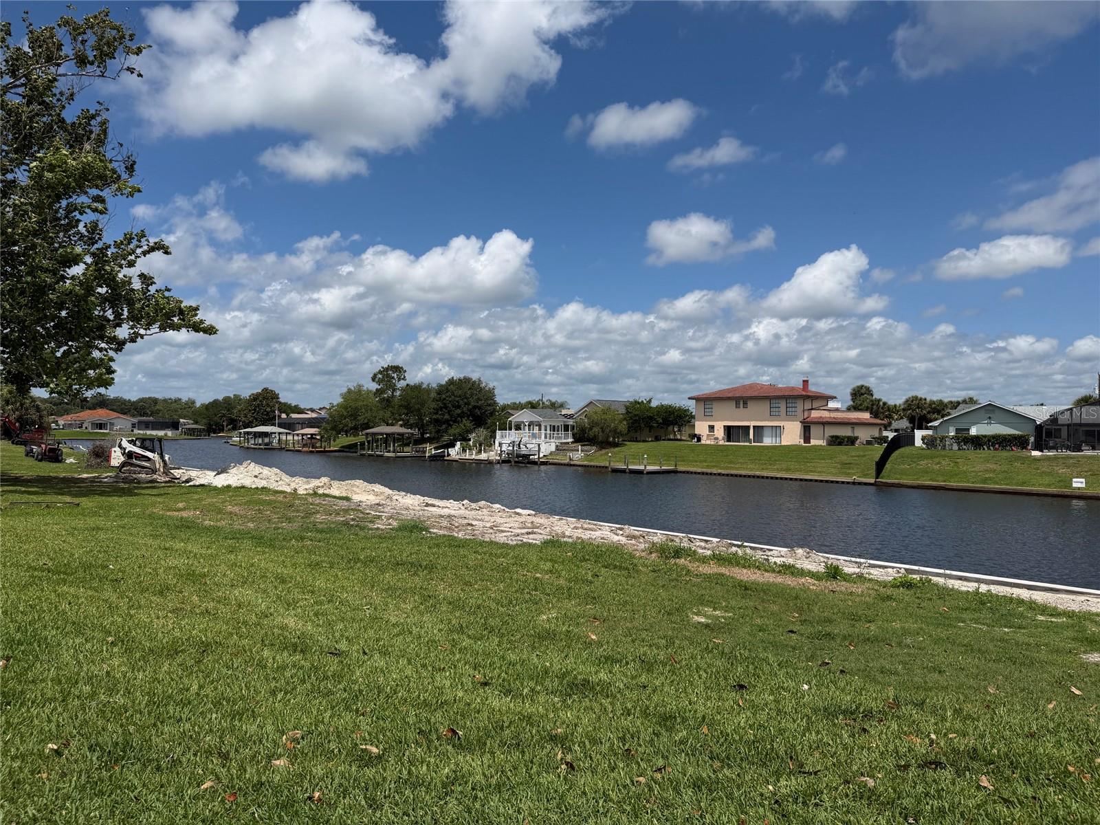 Waterway to ICW from Patio - 56 CLUB HOUSE DR #101, PALM COAST