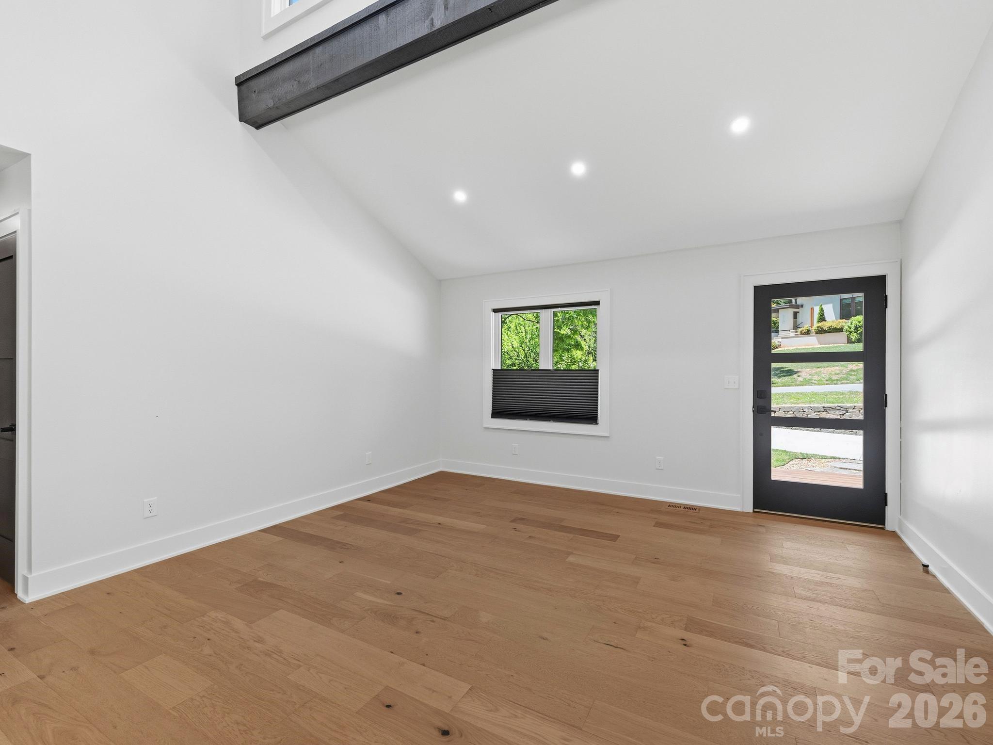 Contemporary 3 equal panel front door - 17 Muirfield Drive, Arden