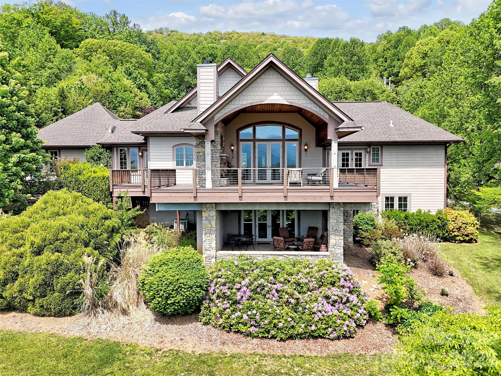 Back View of the home - 149 Cardinal Lane, Waynesville