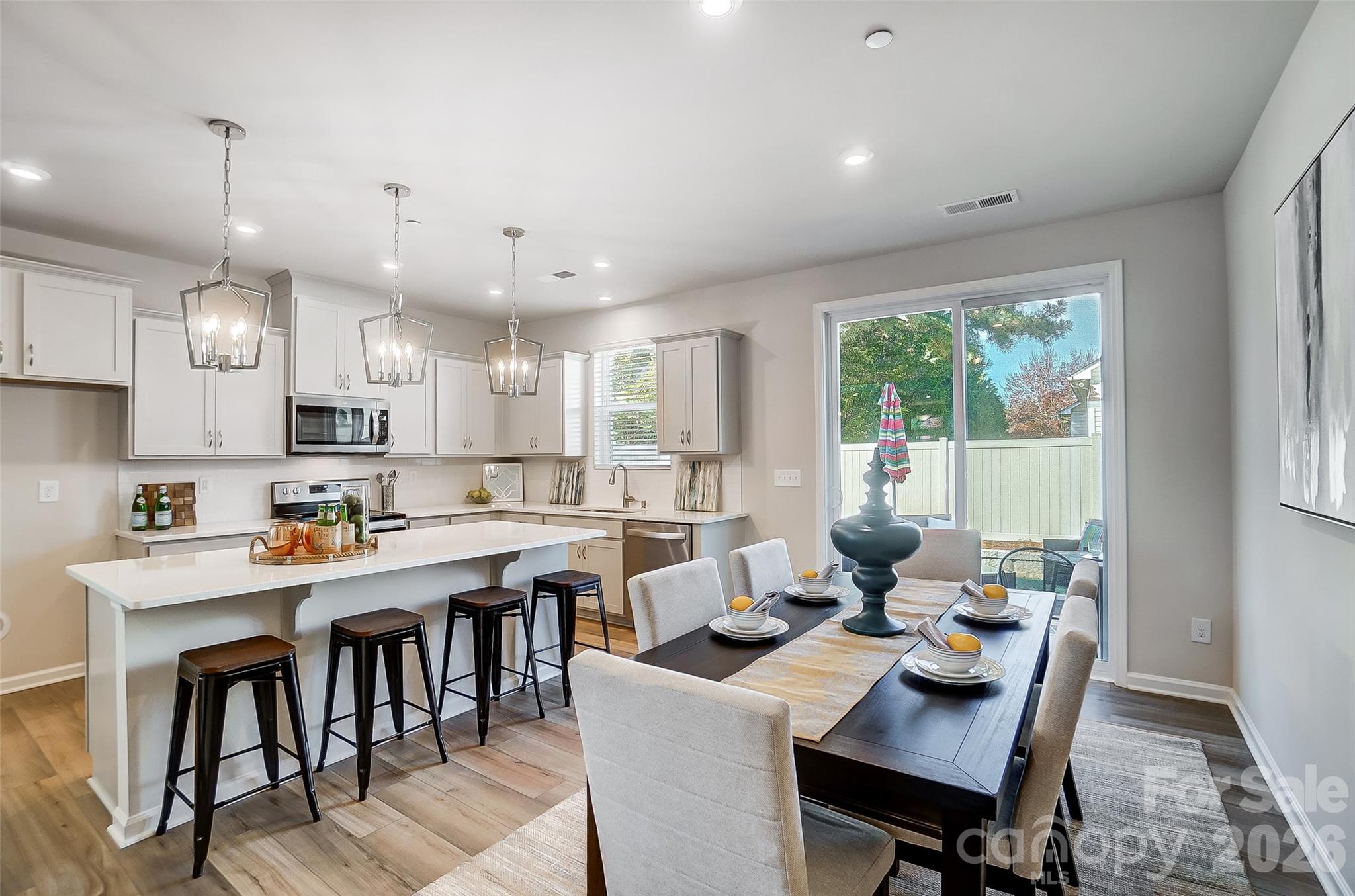 Breakfast Area with View to Island-Photo Similar to Subject Property - 3035 High Bluff Street, Kannapolis
