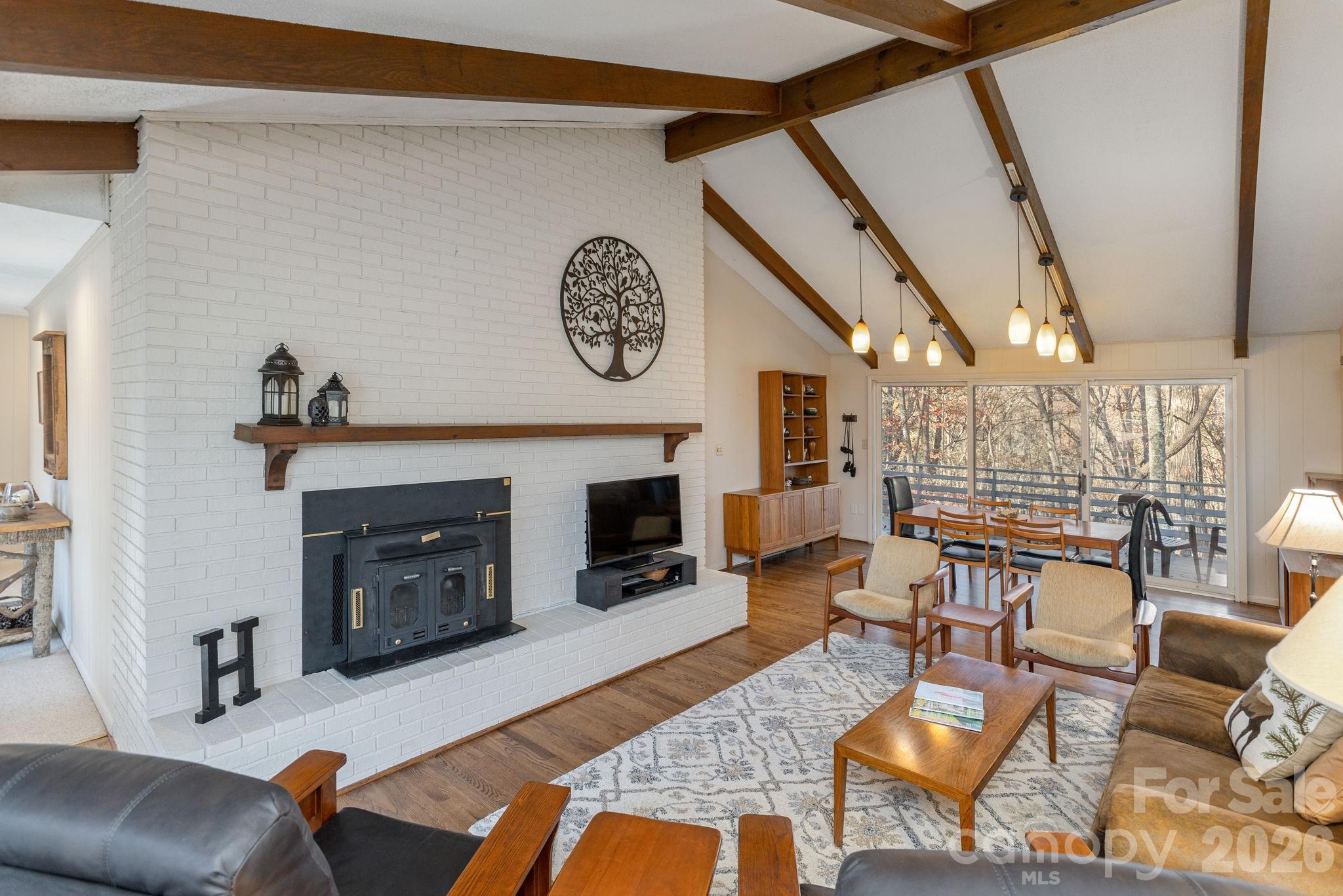 Living Room - 250 Butternut Lane, Brevard