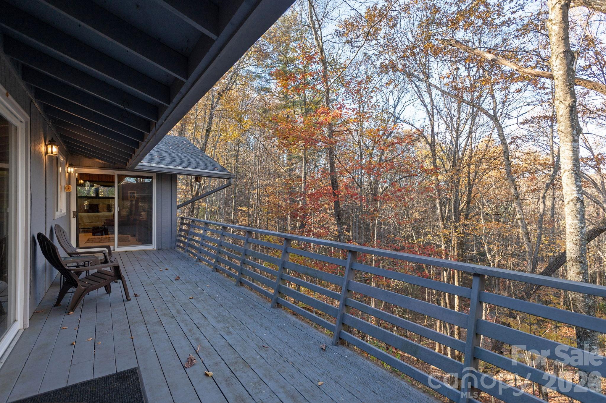 Back Deck - 250 Butternut Lane, Brevard
