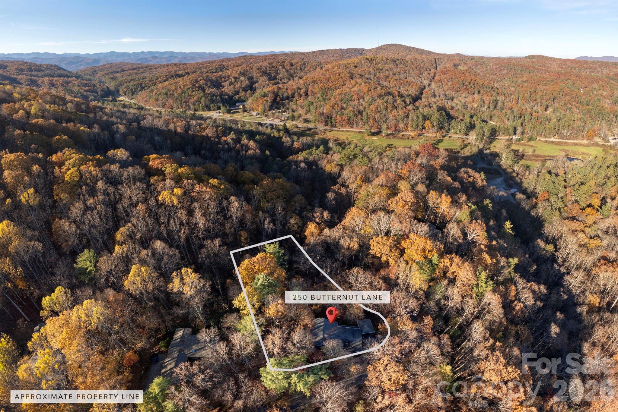 Aerial View - 250 Butternut Lane, Brevard