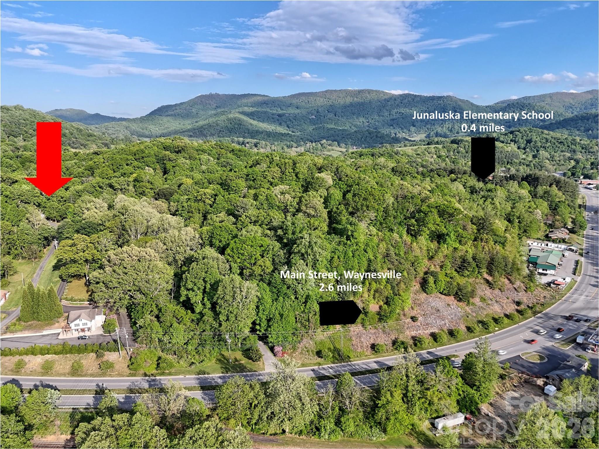 Lot at 00 Junaluska Oaks Drive, Waynesville, photo 2 of 8