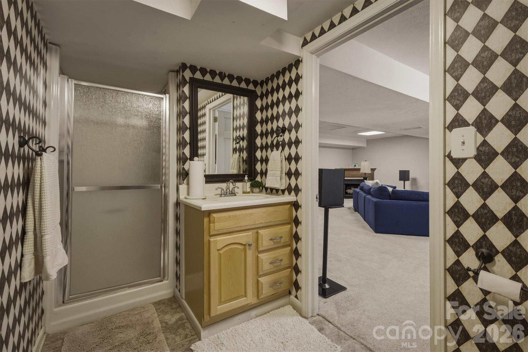 Basement Full Bathroom - 103 Wedgewood Court, Morganton