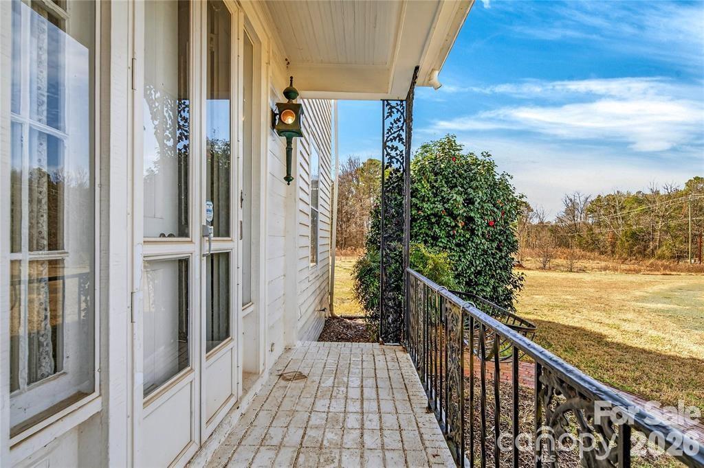Front porch with double doors - 11124 Eastfield Road, Huntersville