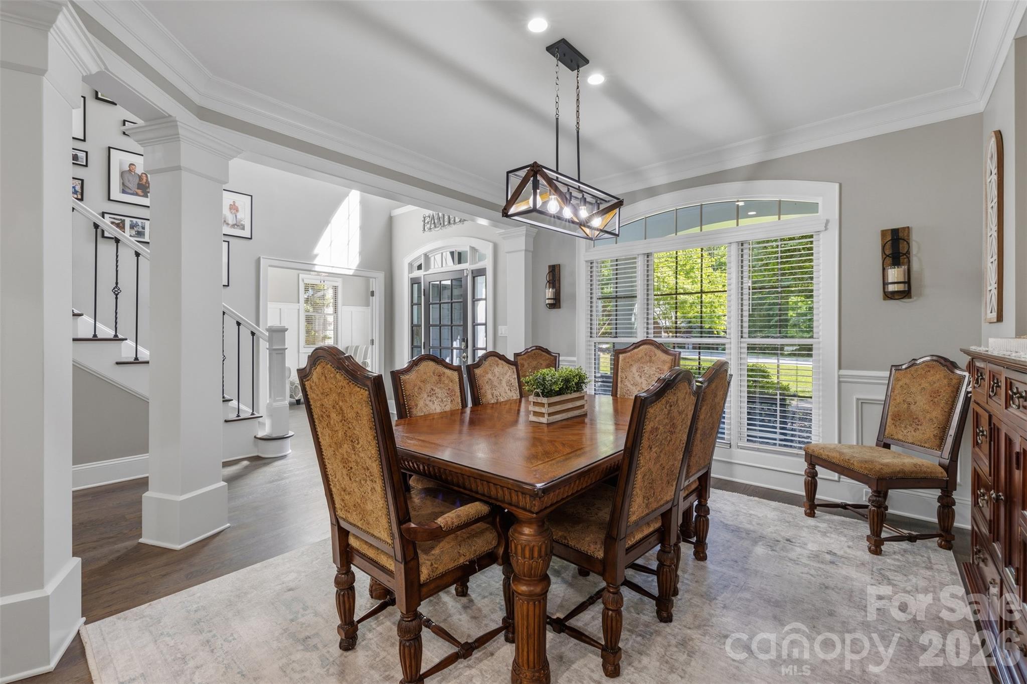 dining room next to front door - 7653 Juniper Lane, Denver
