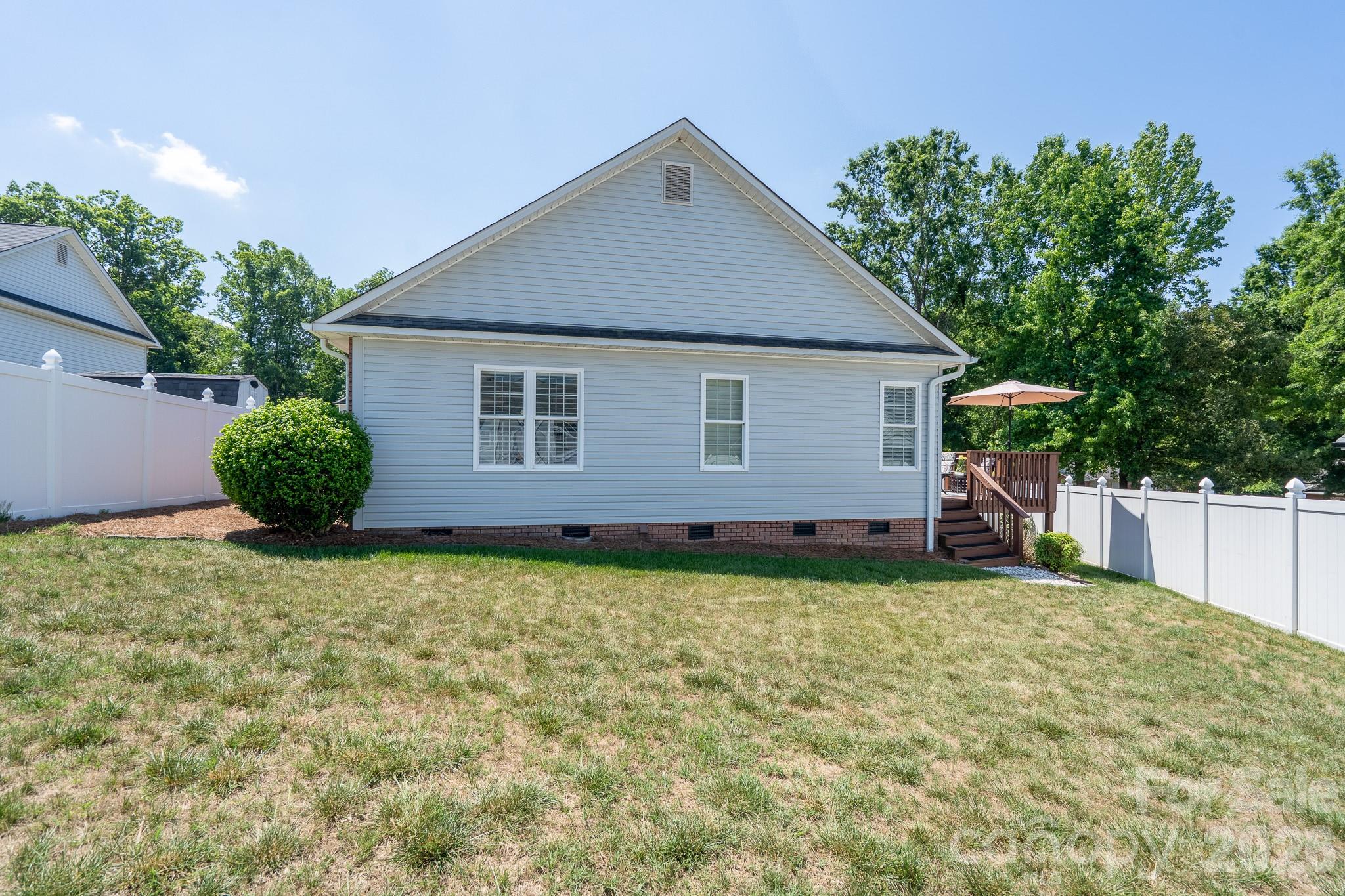 Fenced In Back Yard - 587 Marigold Drive, Kannapolis