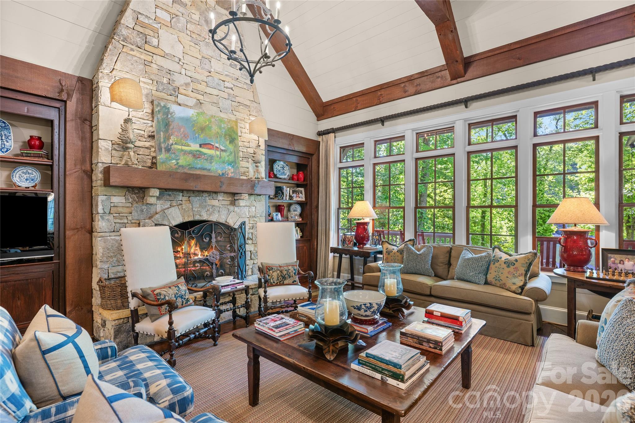 Single Family Residence at 1585 Cold Mountain Road, Lake Toxaway, photo 8 of 45