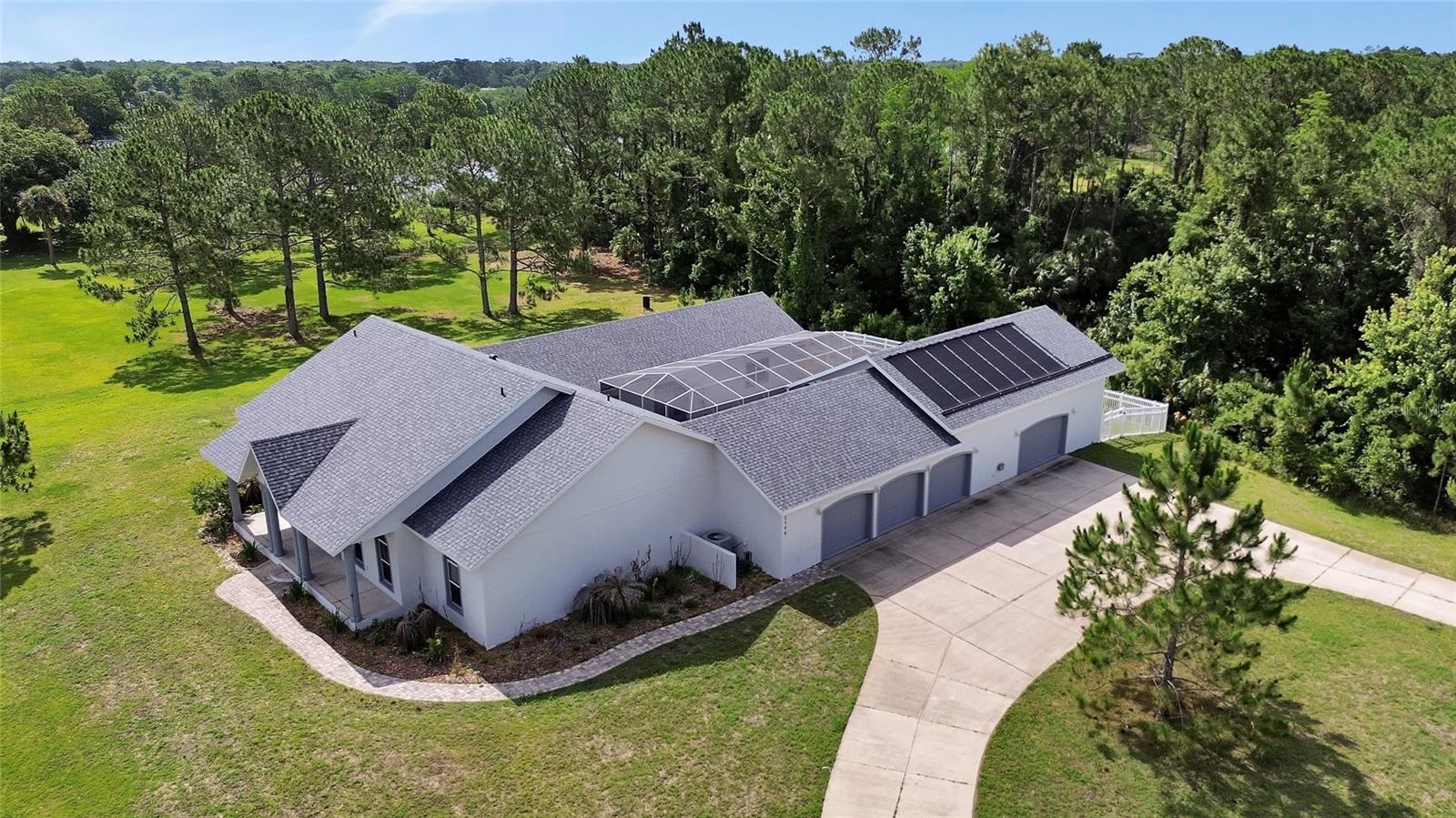 Aerial Exterior - 2590 ERENA DR, NEW SMYRNA BEACH
